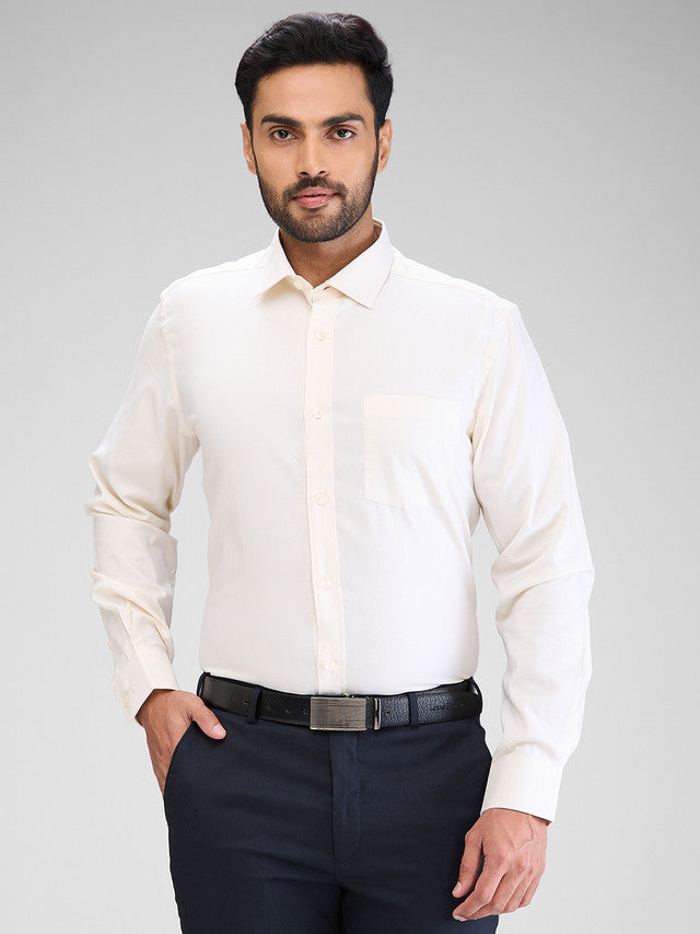 Park Avenue Yellow Formal Shirt