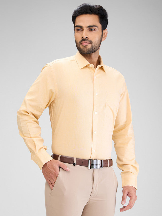 Park Avenue Yellow Formal Shirt