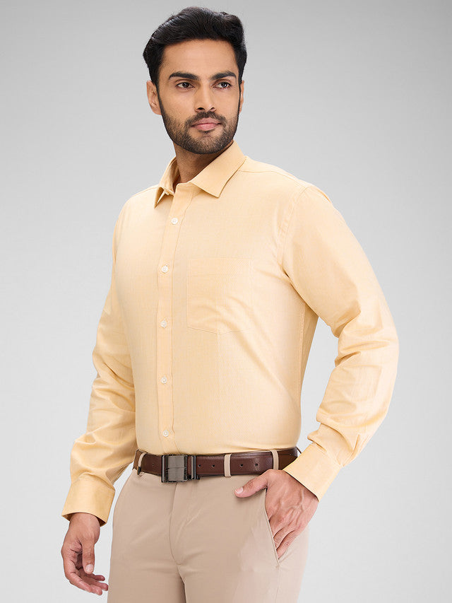 Park Avenue Yellow Formal Shirt