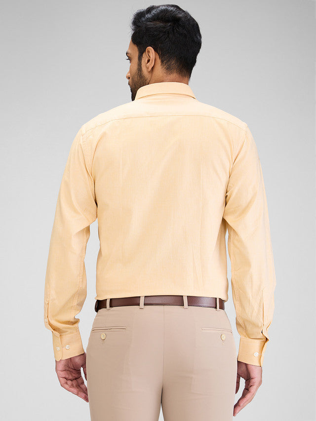 Park Avenue Yellow Formal Shirt