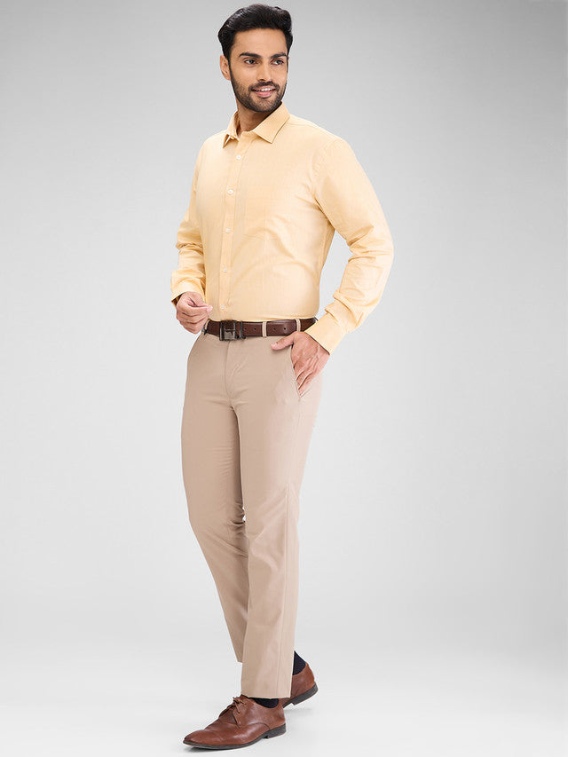 Park Avenue Yellow Formal Shirt