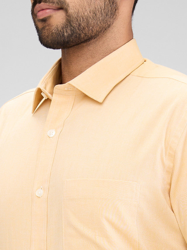 Park Avenue Yellow Formal Shirt