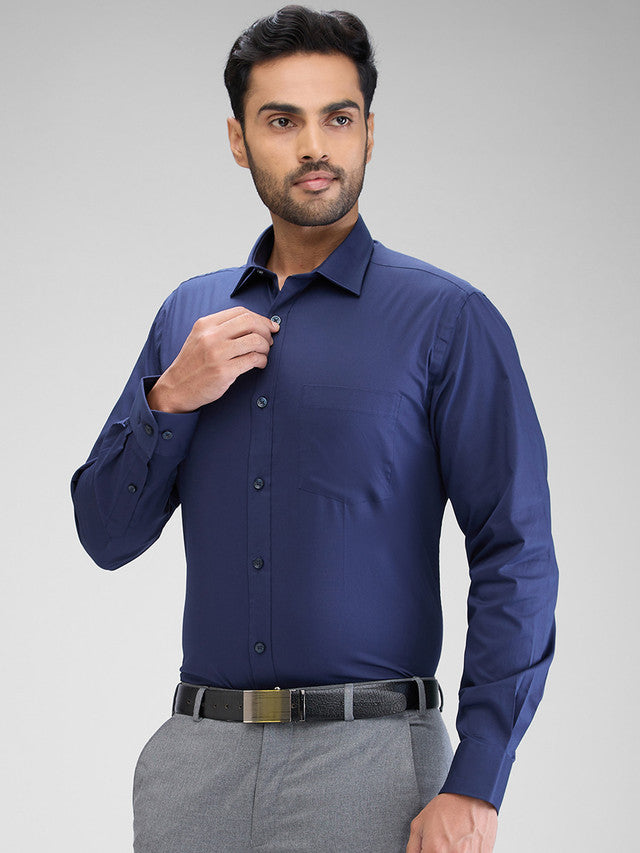 Park Avenue Blue Formal Shirt