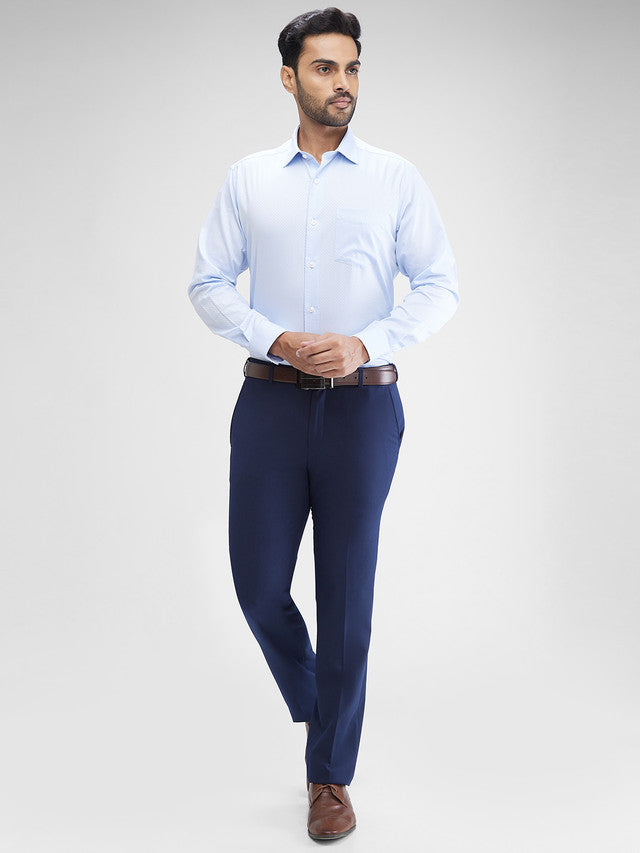 Park Avenue Blue Formal Shirt