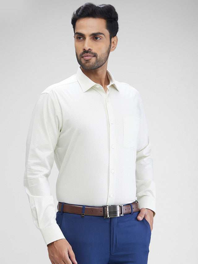 Park Avenue Green Formal Shirt