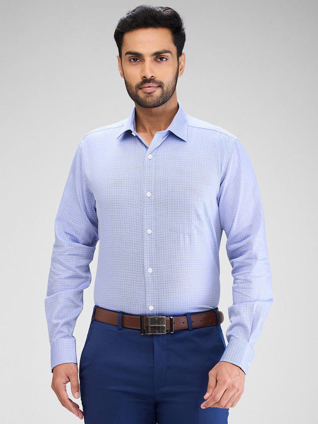 Park Avenue Blue Formal Shirt