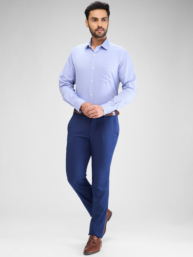 Park Avenue Blue Formal Shirt