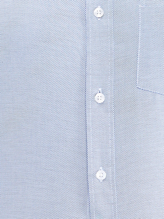 Park Avenue Blue Structure Regular Fit Cotton Formal Shirt