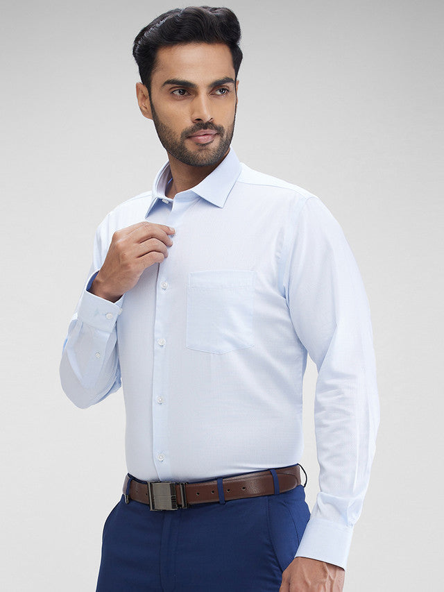 Park Avenue Blue Formal Shirt