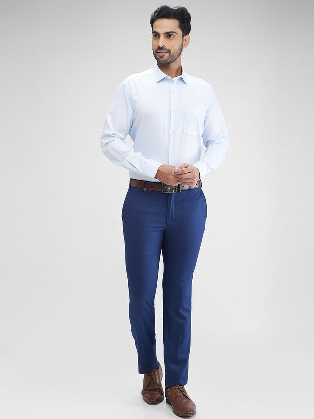 Park Avenue Blue Formal Shirt