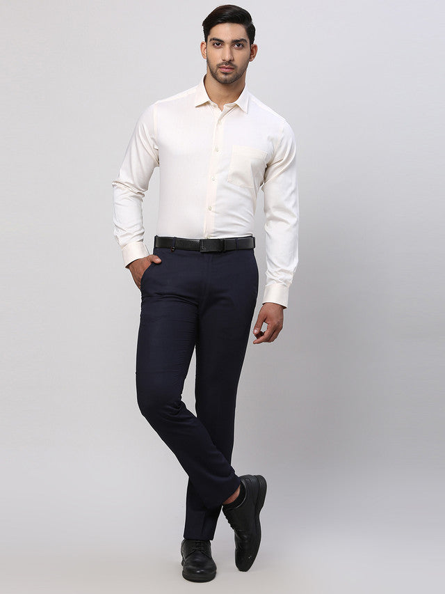 Park Avenue Beige Formal Shirt