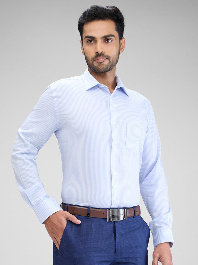 Park Avenue Blue Formal Shirt