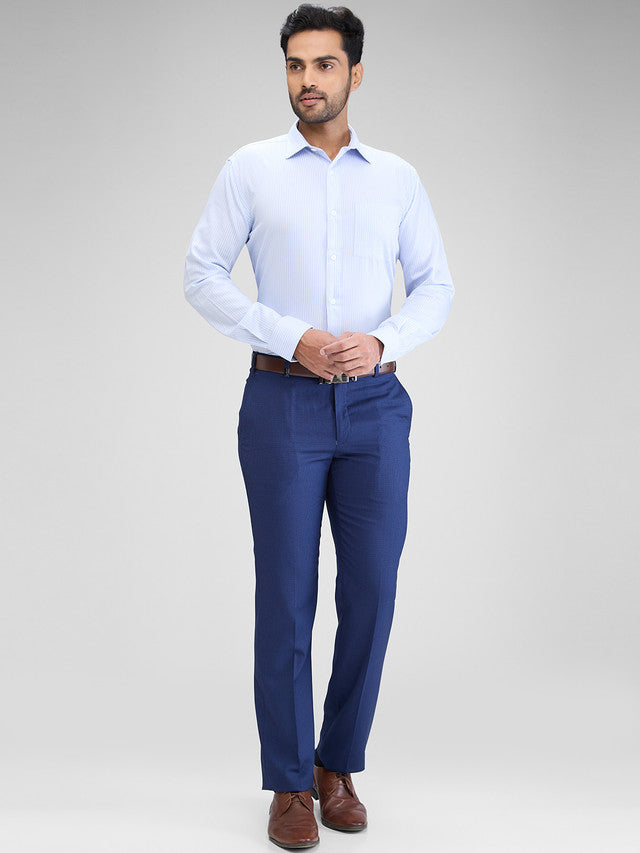 Park Avenue Blue Formal Shirt