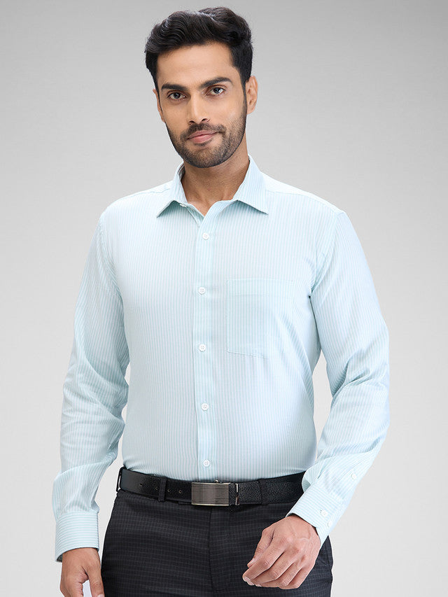 Park Avenue Green Formal Shirt