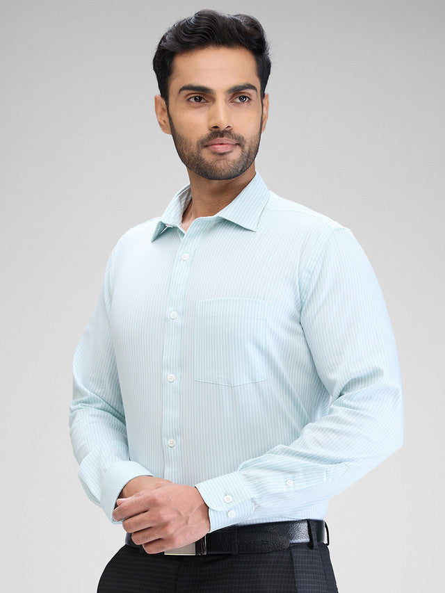 Park Avenue Green Formal Shirt