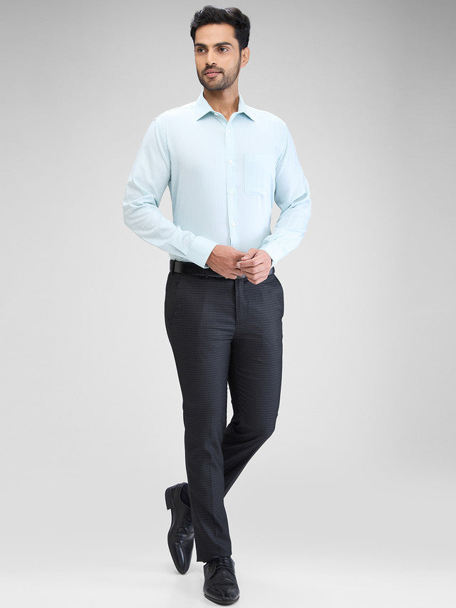 Park Avenue Green Formal Shirt