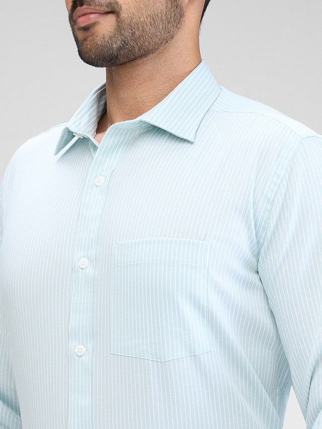 Park Avenue Green Formal Shirt