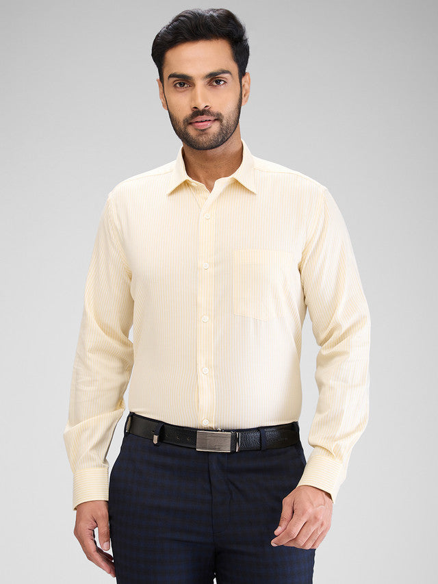 Park Avenue Yellow Formal Shirt