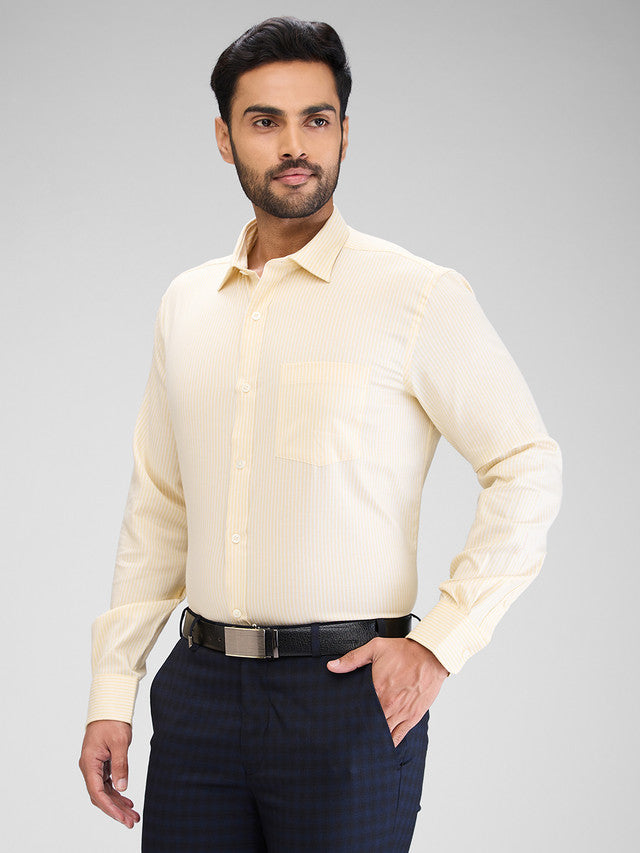 Park Avenue Yellow Formal Shirt