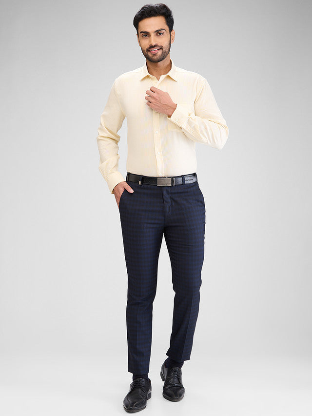 Park Avenue Yellow Formal Shirt