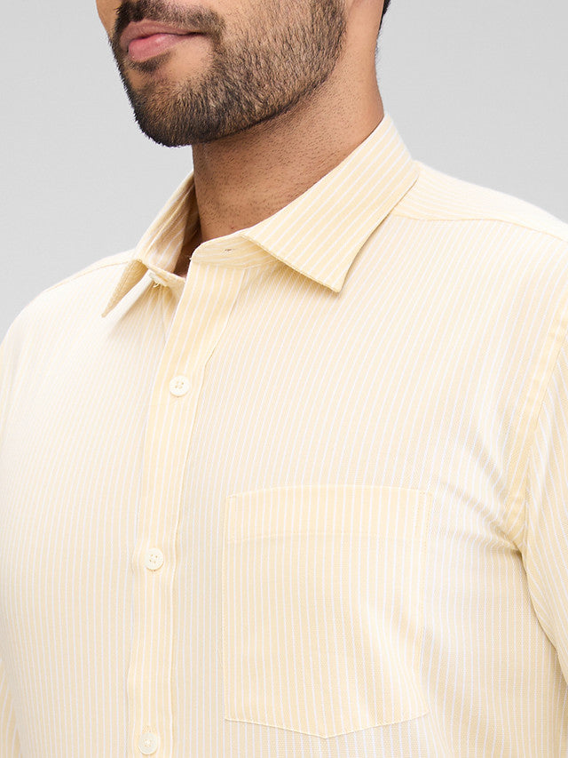 Park Avenue Yellow Formal Shirt