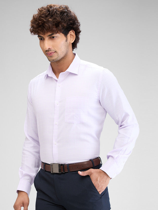 Park Avenue Purple Formal Shirt