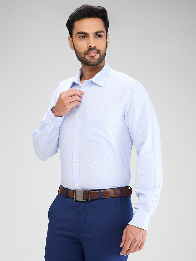 Park Avenue Blue Formal Shirt