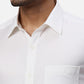 Park Avenue Men Brown Structured Regular Fit Cotton Formal Shirts