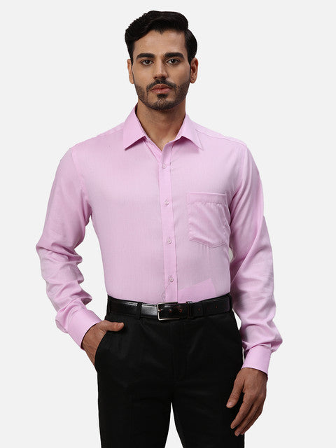 Park Avenue Pink Formal Shirts