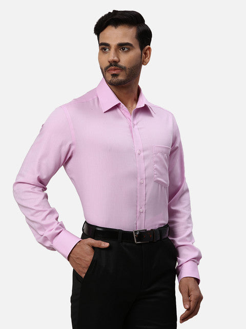 Park Avenue Pink Formal Shirts