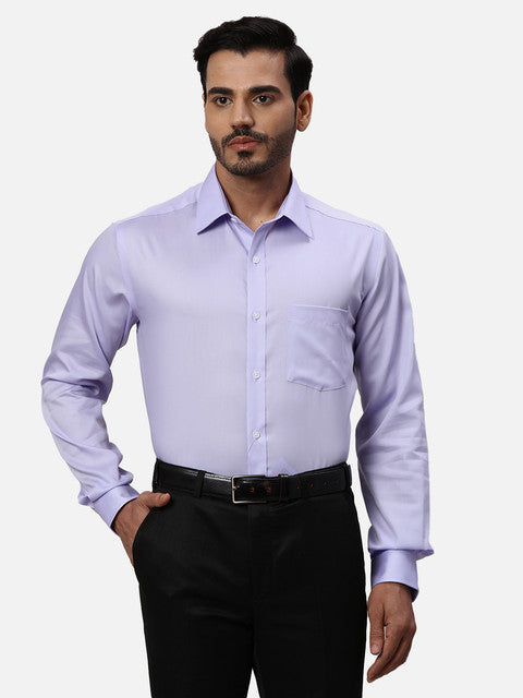 Park Avenue Purple Formal Shirts