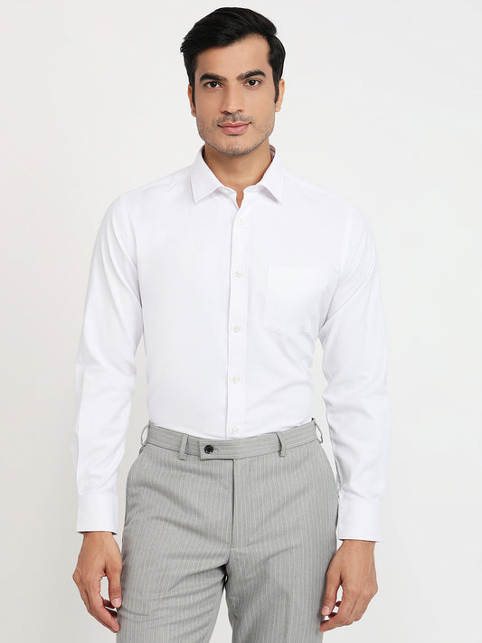 Park Avenue White Formal Shirt