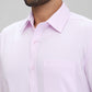 Park Avenue Pink Structure Regular Fit Full Sleeve Cotton Shirt