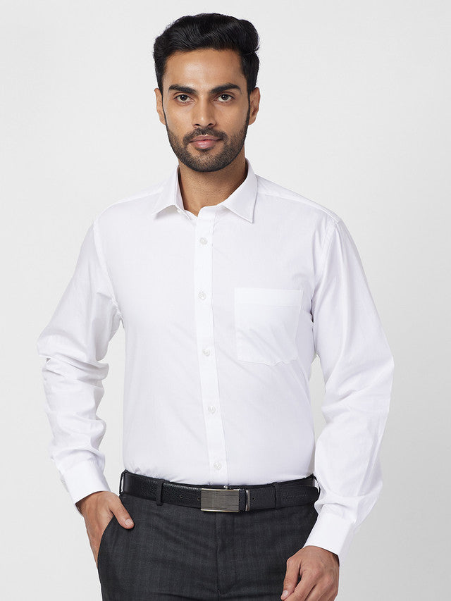 Park Avenue White Formal Shirt