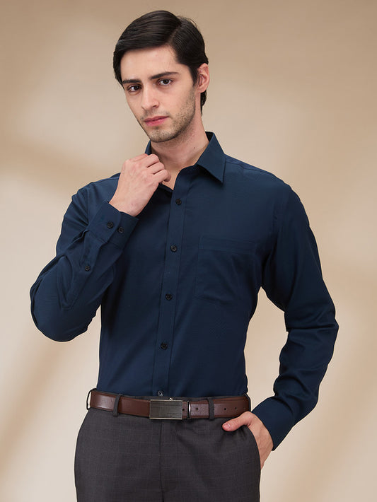 Park Avenue Green Formal Shirt