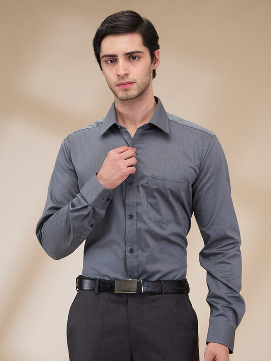 Park Avenue Grey Formal Shirt