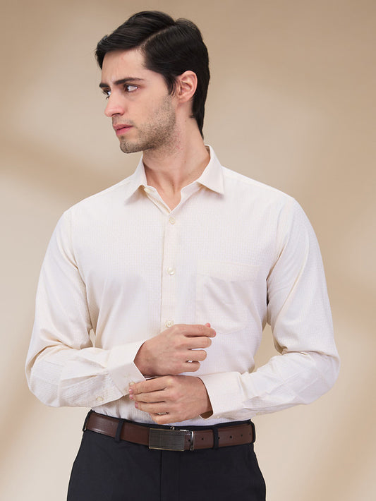 Park Avenue Brown Formal Shirt