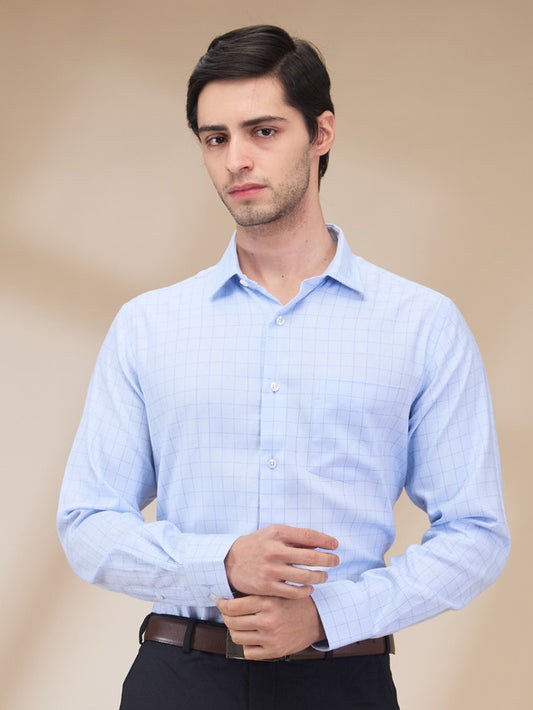 Park Avenue Blue Formal Shirt