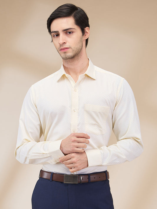 Park Avenue Yellow Formal Shirt