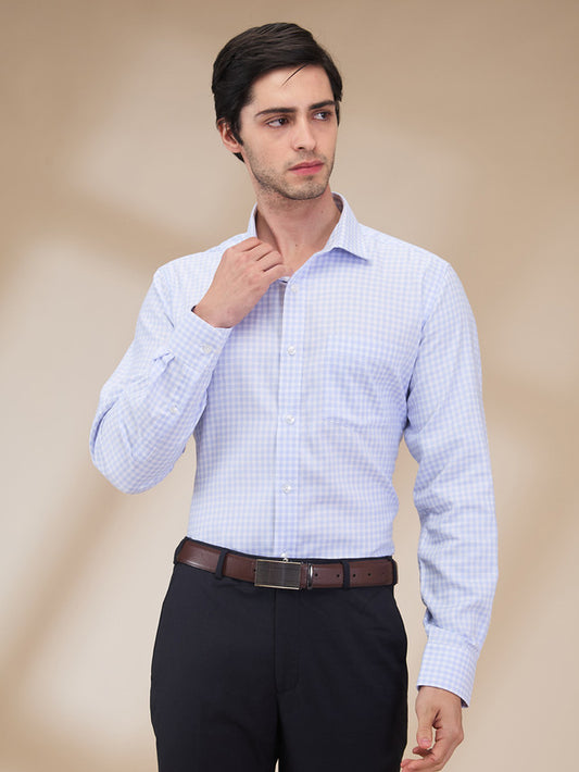 Park Avenue Blue Formal Shirt