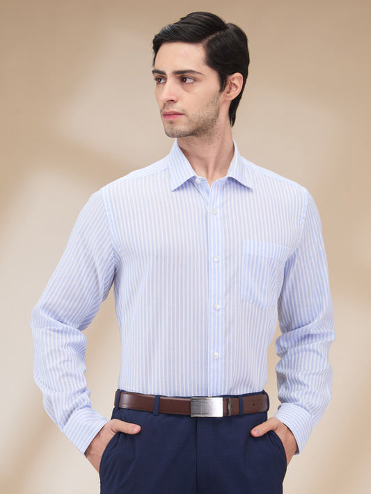 Park Avenue Blue Formal Shirt