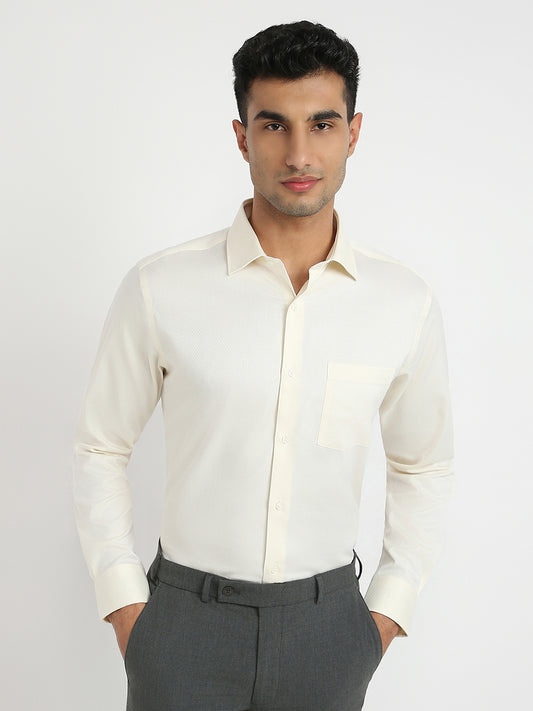 Park Avenue Yellow Formal Shirt