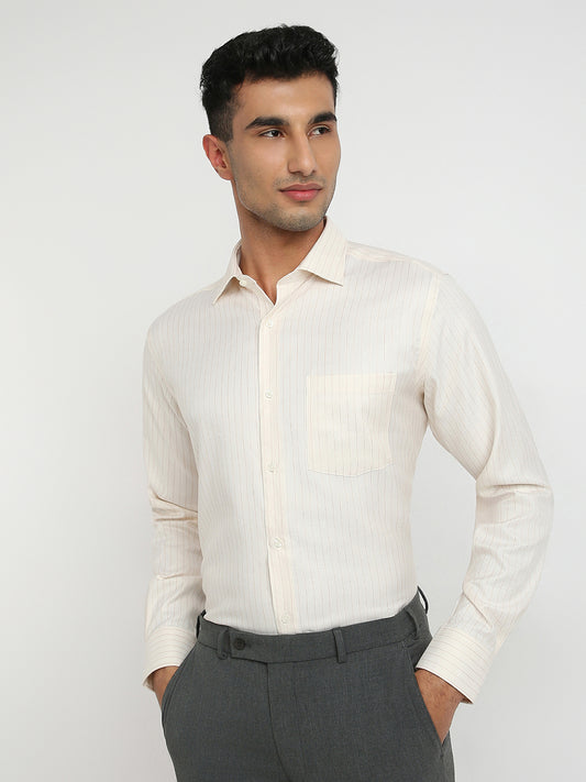 Park Avenue Yellow Formal Shirt
