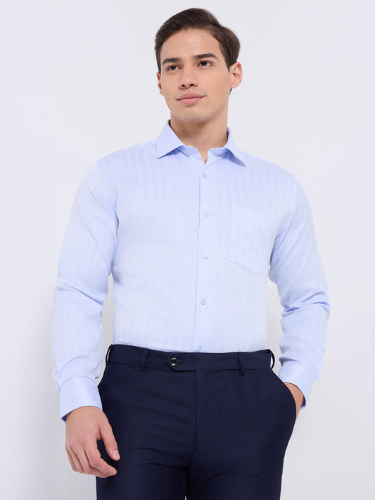 Park Avenue Blue Formal Shirt
