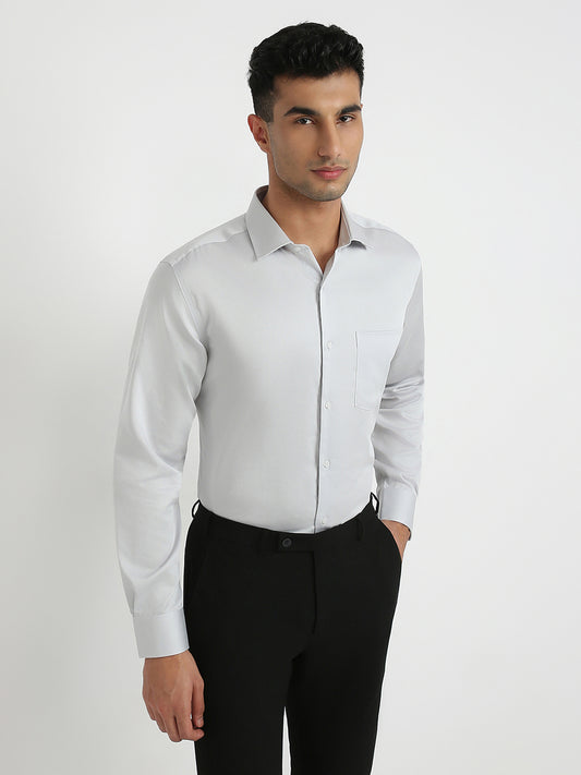 Park Avenue Grey Formal Shirt