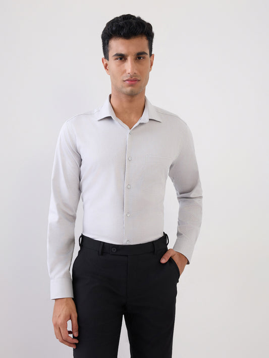 Park Avenue Grey Formal Shirt 