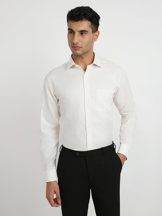 Park Avenue Brown Formal Shirt