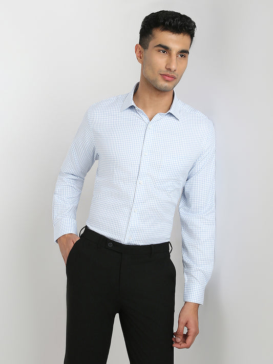 Park Avenue Blue Formal Shirt