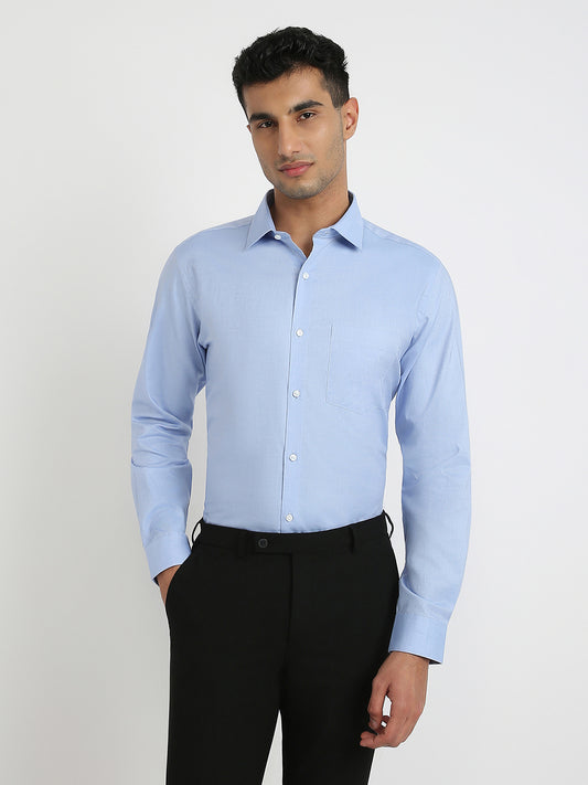 Park Avenue Blue Formal Shirt