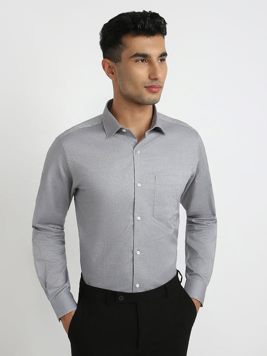 Park Avenue Grey Formal Shirt